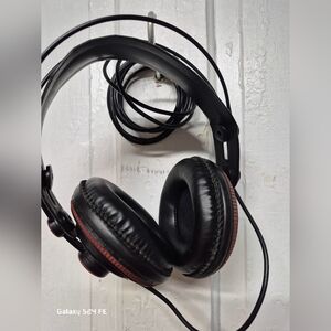Black and Red Headphones Superlux HD-681